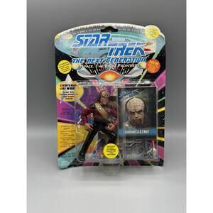 Star Trek The Next Generation Lieutenant JG Worf Action Figure 1993 Playmates